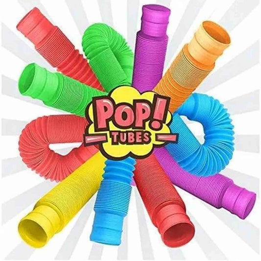 Pack 12 Pop It Tube De Colores Juguete
